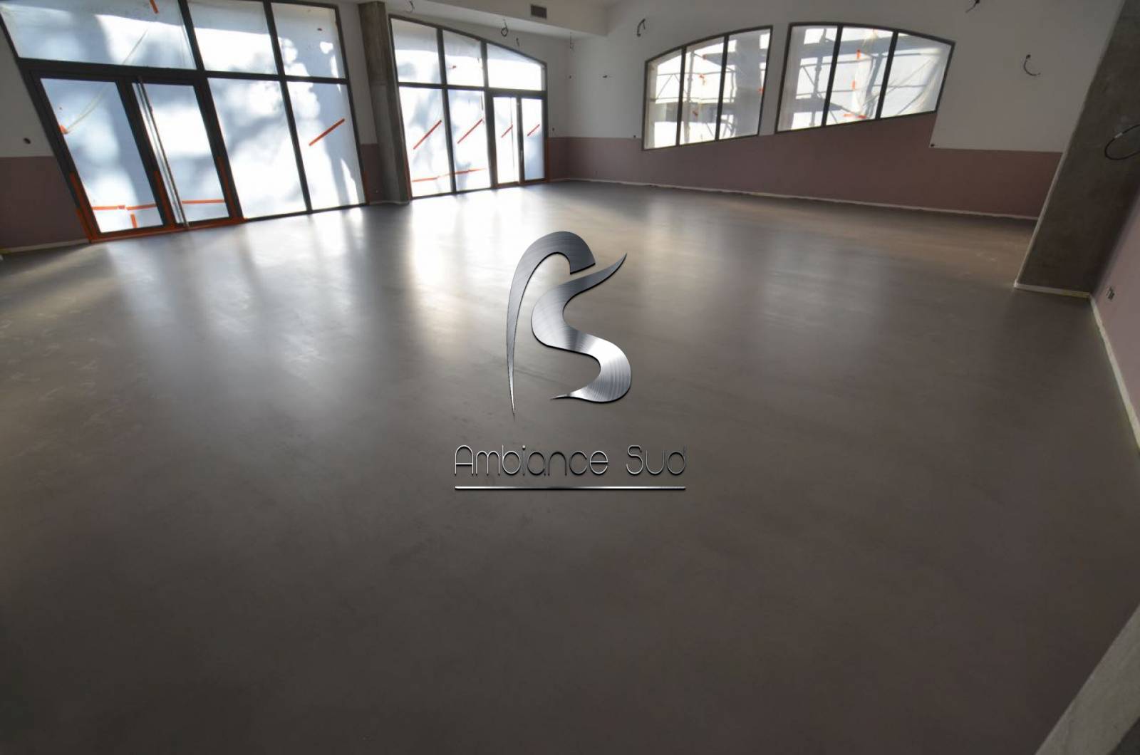 Rénovation de sol en béton coulé décoratif AIX EN PROVENCE