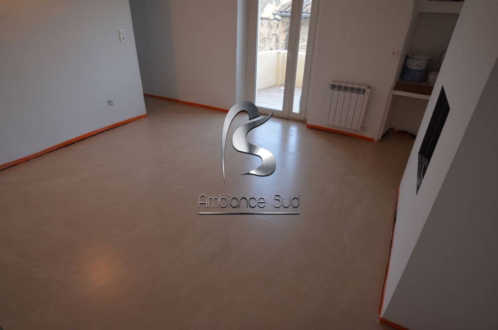 SOL EN BETON CIRE TALOCHE A AIX EN PROVENCE