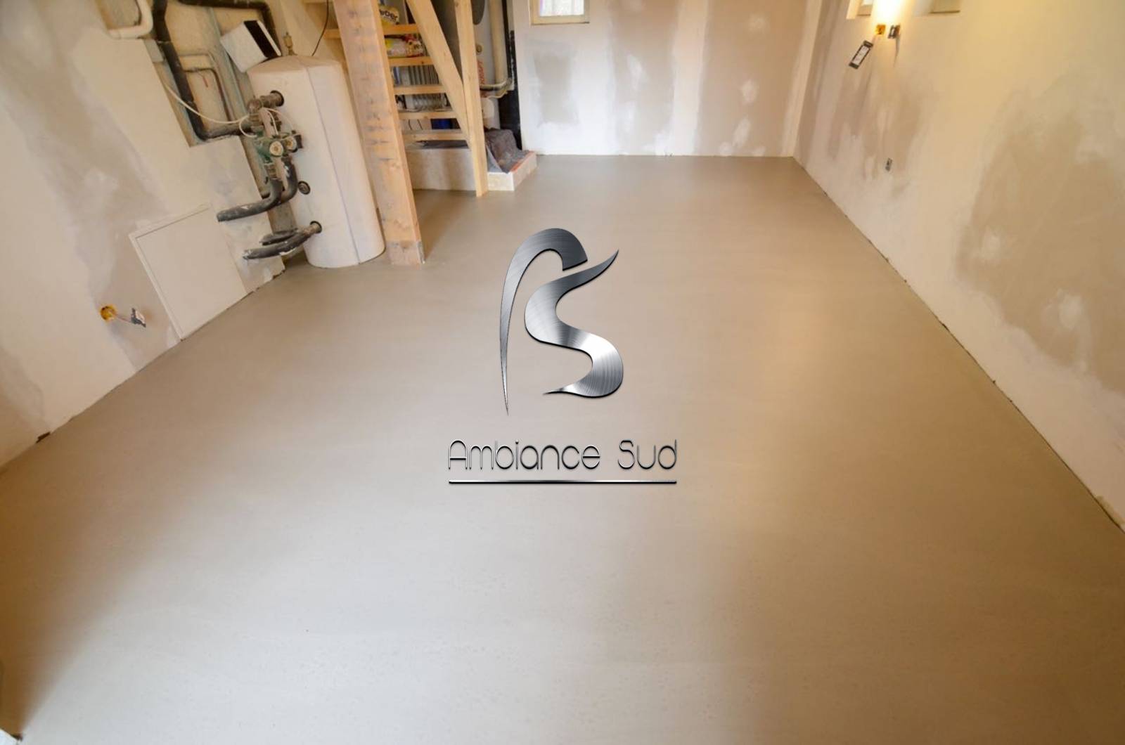 SOL EN COUCHE D'USURE TEINTE A MANOSQUE