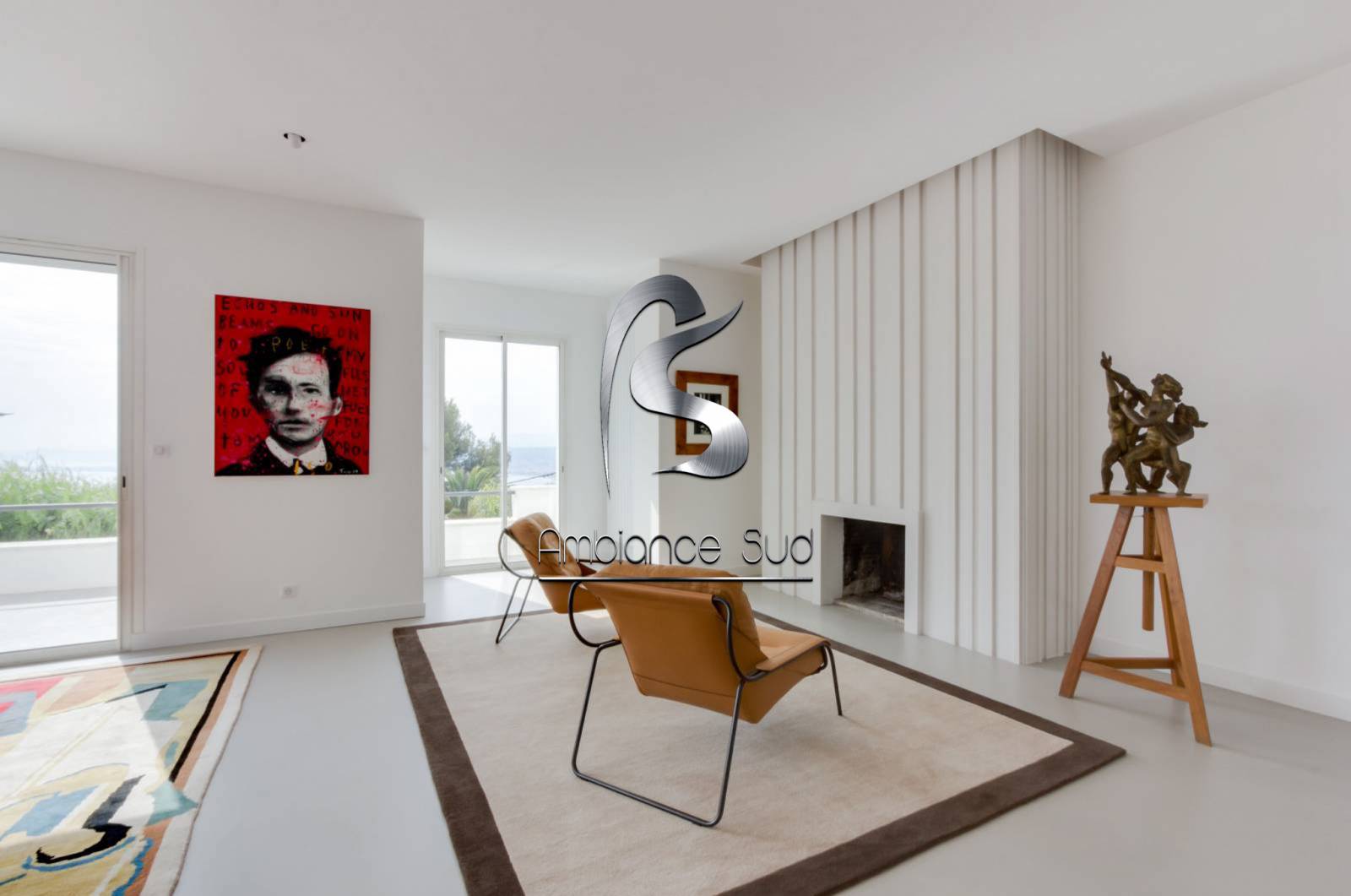 BETON CIRE COULE BEIGE SUR NICE