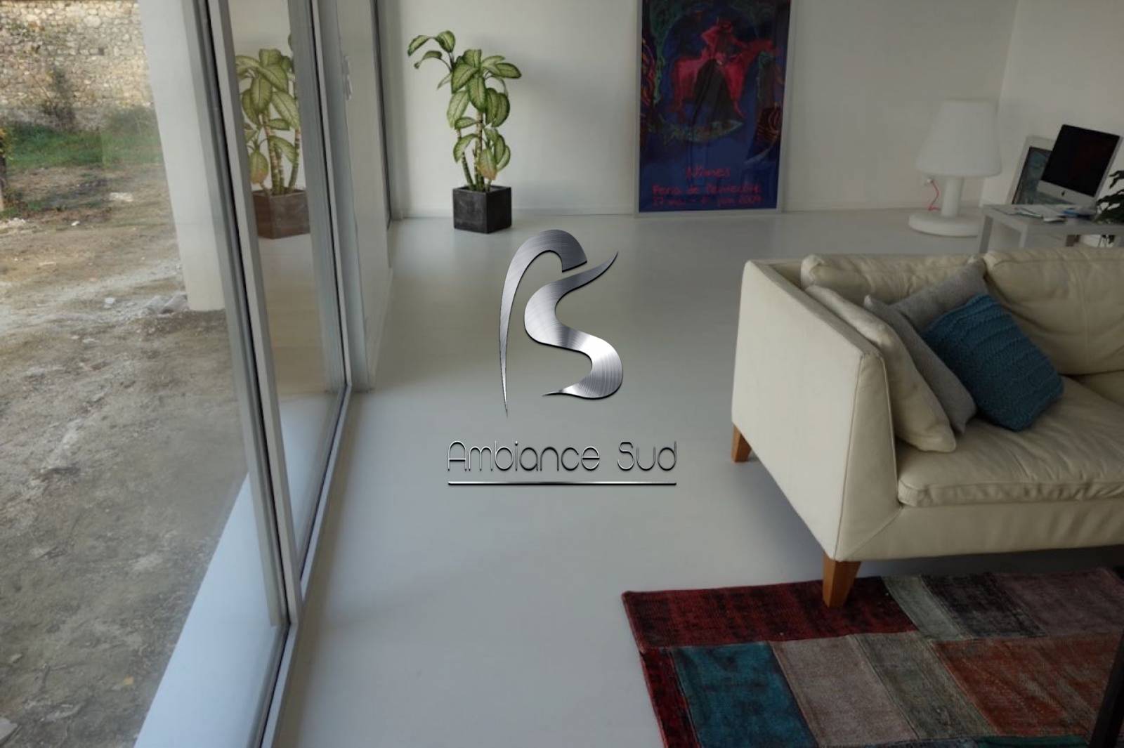 SOL EN BETON CIRE COULE SUR ALES 30 DANS LE GARD