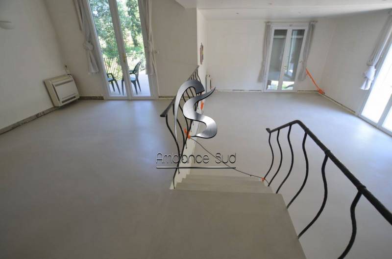 beton cire coule decoratif